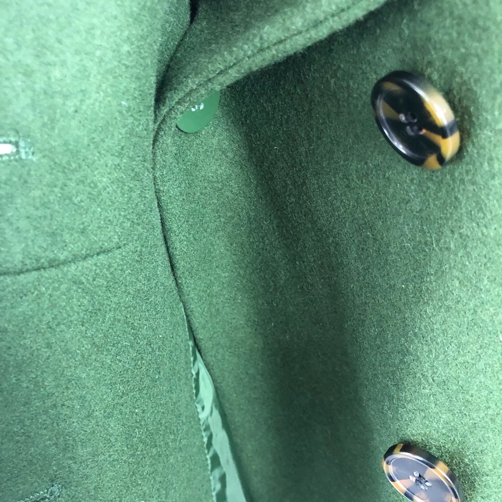 Marvin Richards Green Pea Coat - Picture 4 of 6
